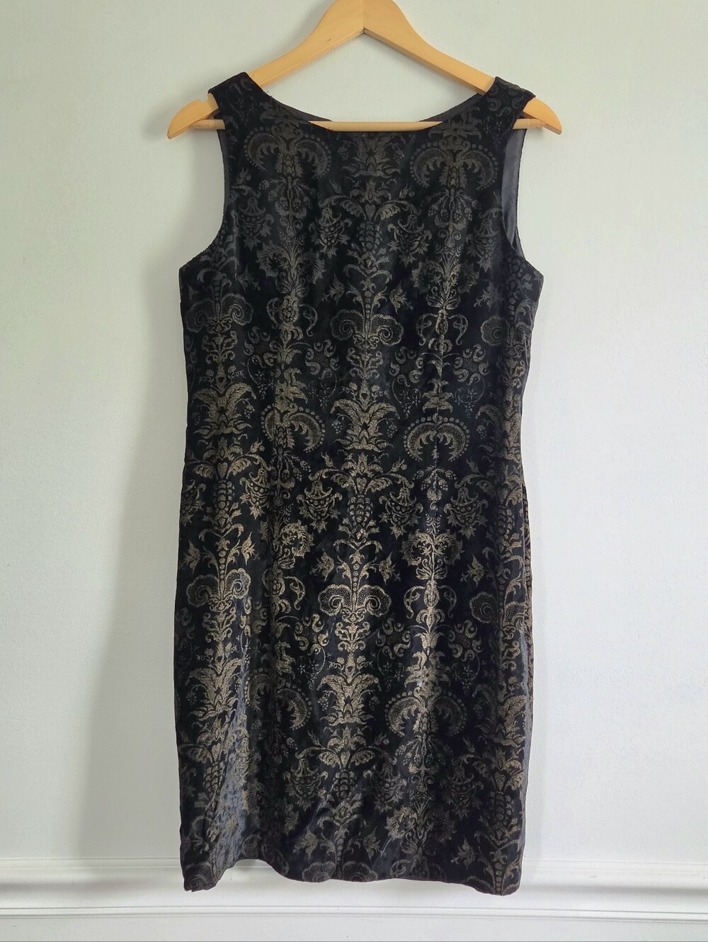 Vintage Velvet Jaquard Dress